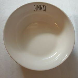 RAE DUNN "Dinner" Pasta Bowl